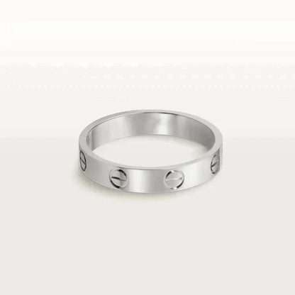 [Sophire Jewelry ]LOVE RING 4MM 1 DIAMOND SILVER