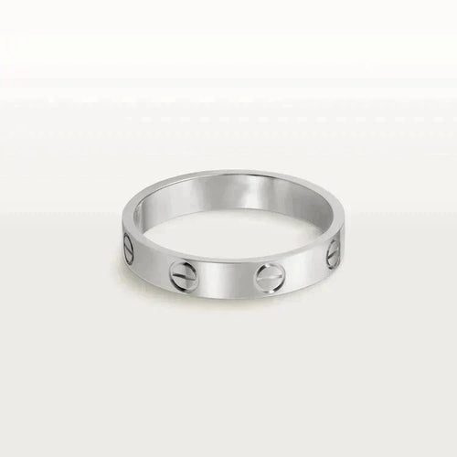 [Sophire Jewelry ]LOVE RING 4MM 1 DIAMOND SILVER